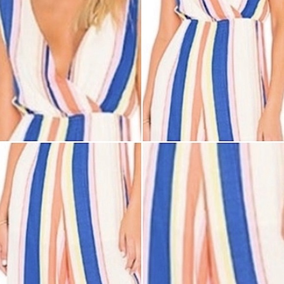 ✌🏼 #1311 Line & Dot Rory Stripe Cropped Jumpsuit - Picture 6 of 16